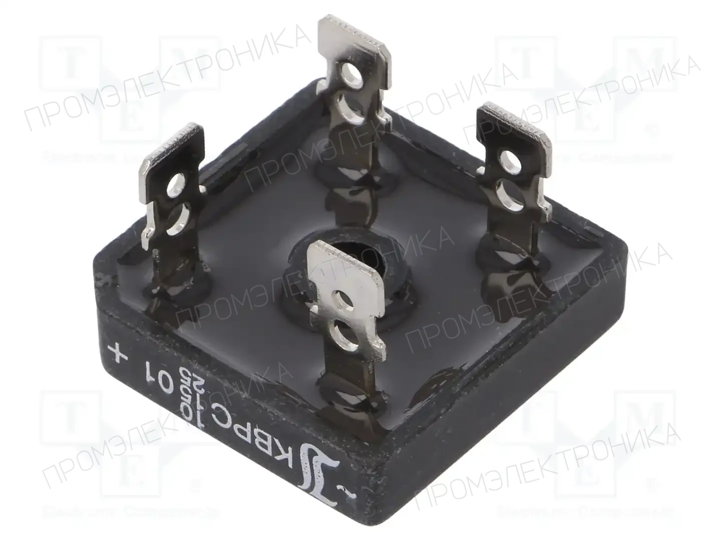DIOTEC SEMICONDUCTOR KBPC10/15/2501FP — Однофазные мосты диодные квадратные