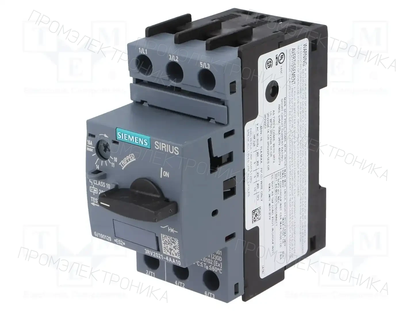 SIEMENS 3RV2021-4AA10 — Выключатели двигательные