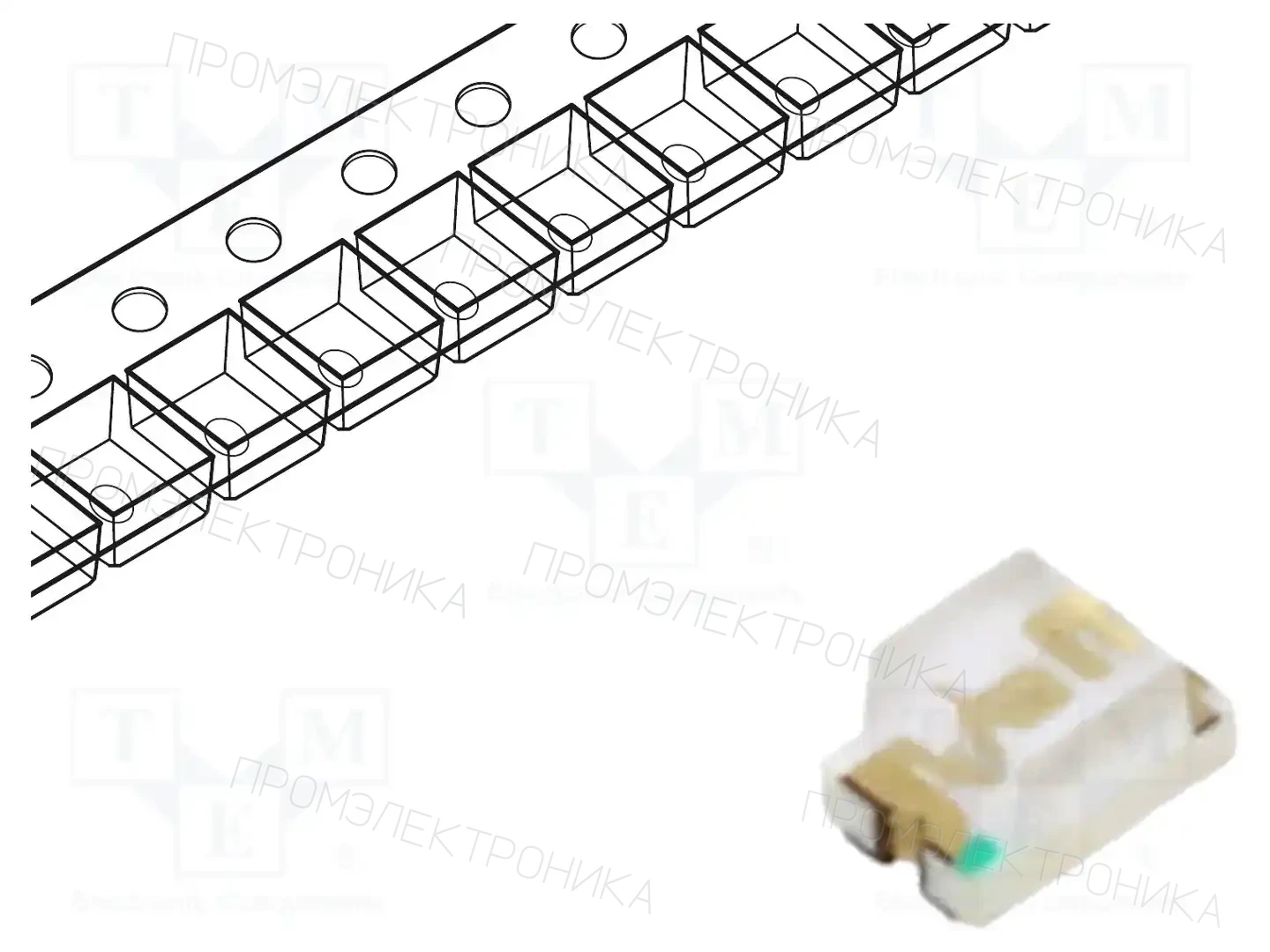 Inolux IN-S85AT5B — Светодиоды SMD цветные