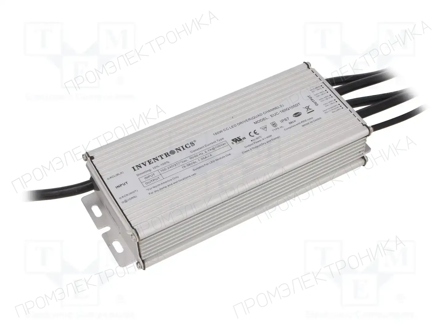 INVENTRONICS EUC-160Q105DT — Блоки питания для LED