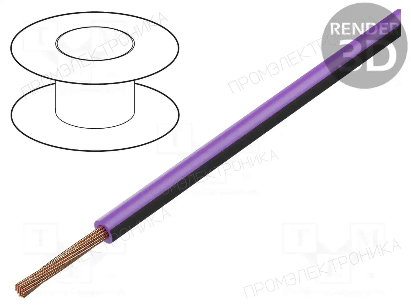 BQ CABLE FLRY-B0.35-VI/BK/1 — Кабели для автомобильной электропроводки