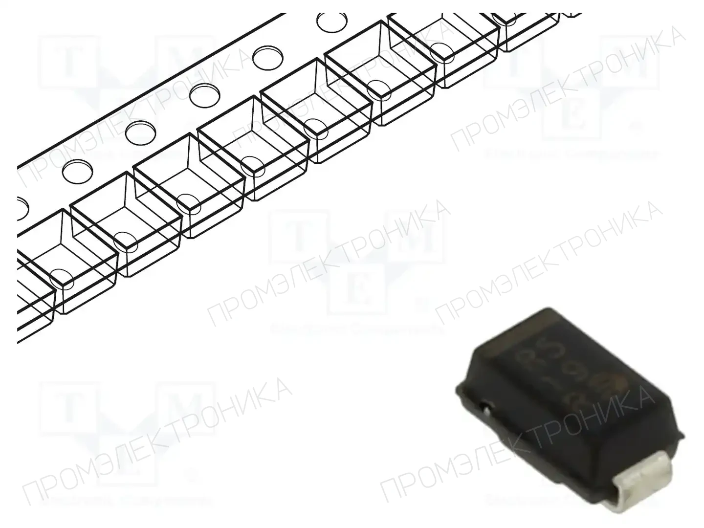 FAGOR FS1J TRTB — Универсальные диоды SMD