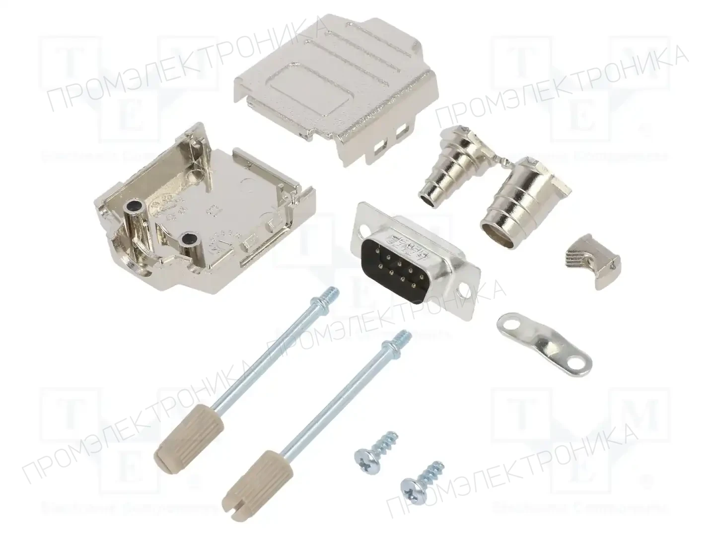 AMPHENOL COMMUNICATIONS SOLUTIONS L17DPPK09-M+L717SDE09P — Комплектные штекеры D-Sub