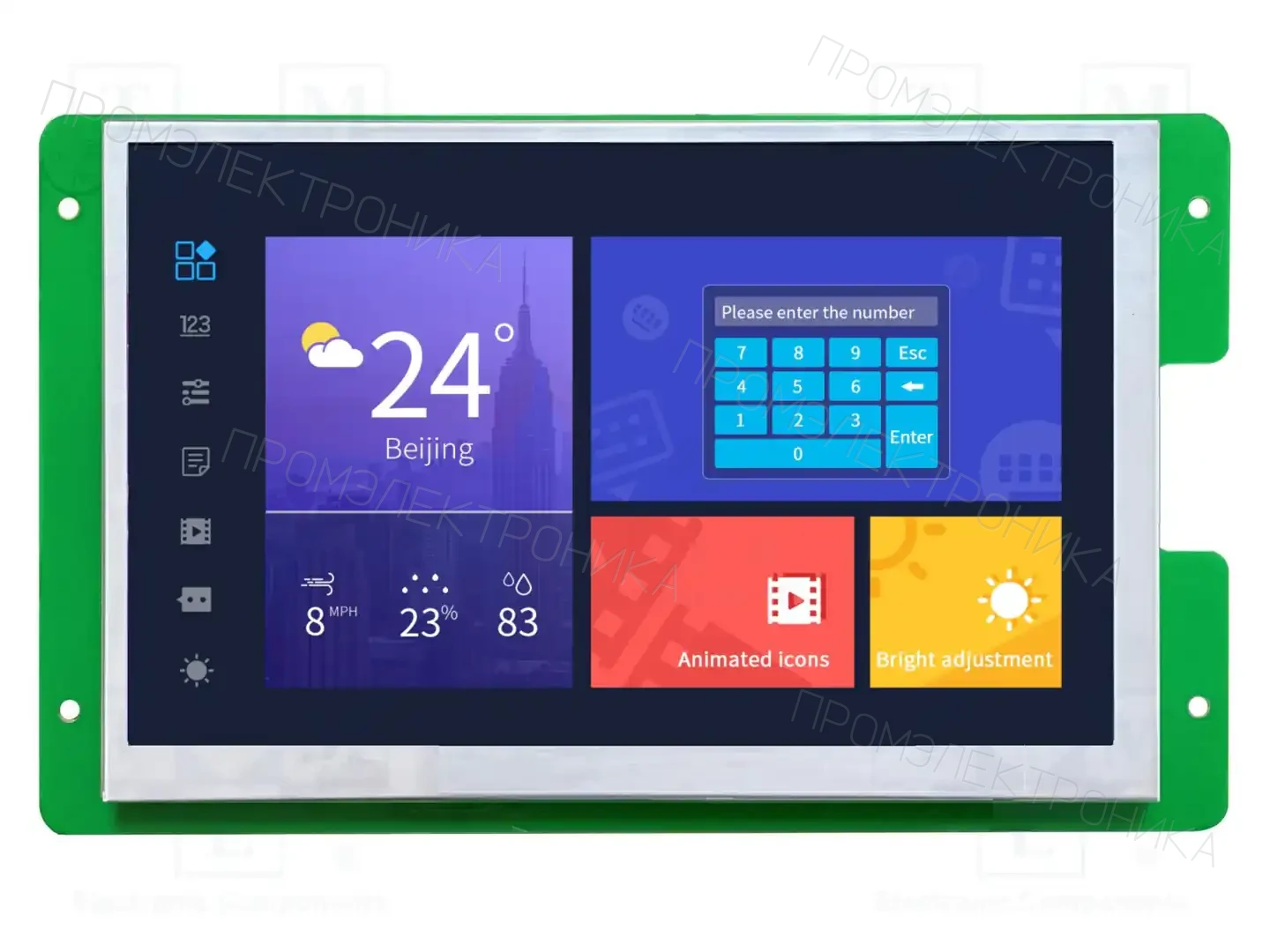 Dwin Technology DMG12800C070_03WN — Интеллигентные дисплеи