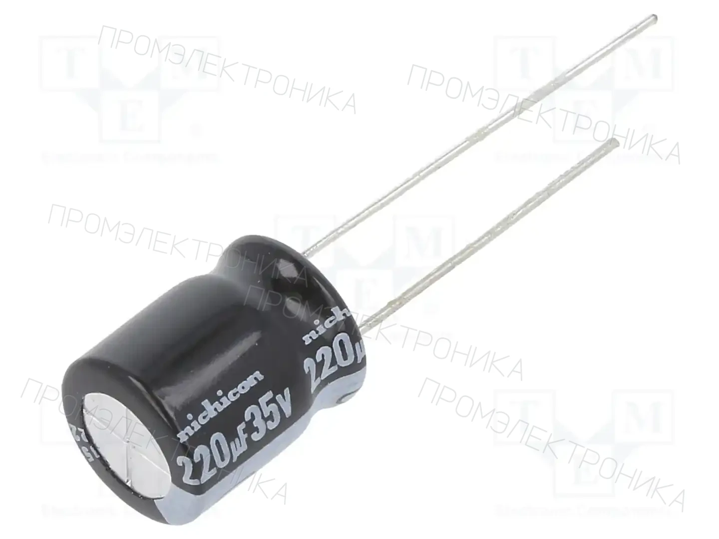 NICHICON UHE1V221MPD6TD — Конденсаторы электролитические THT