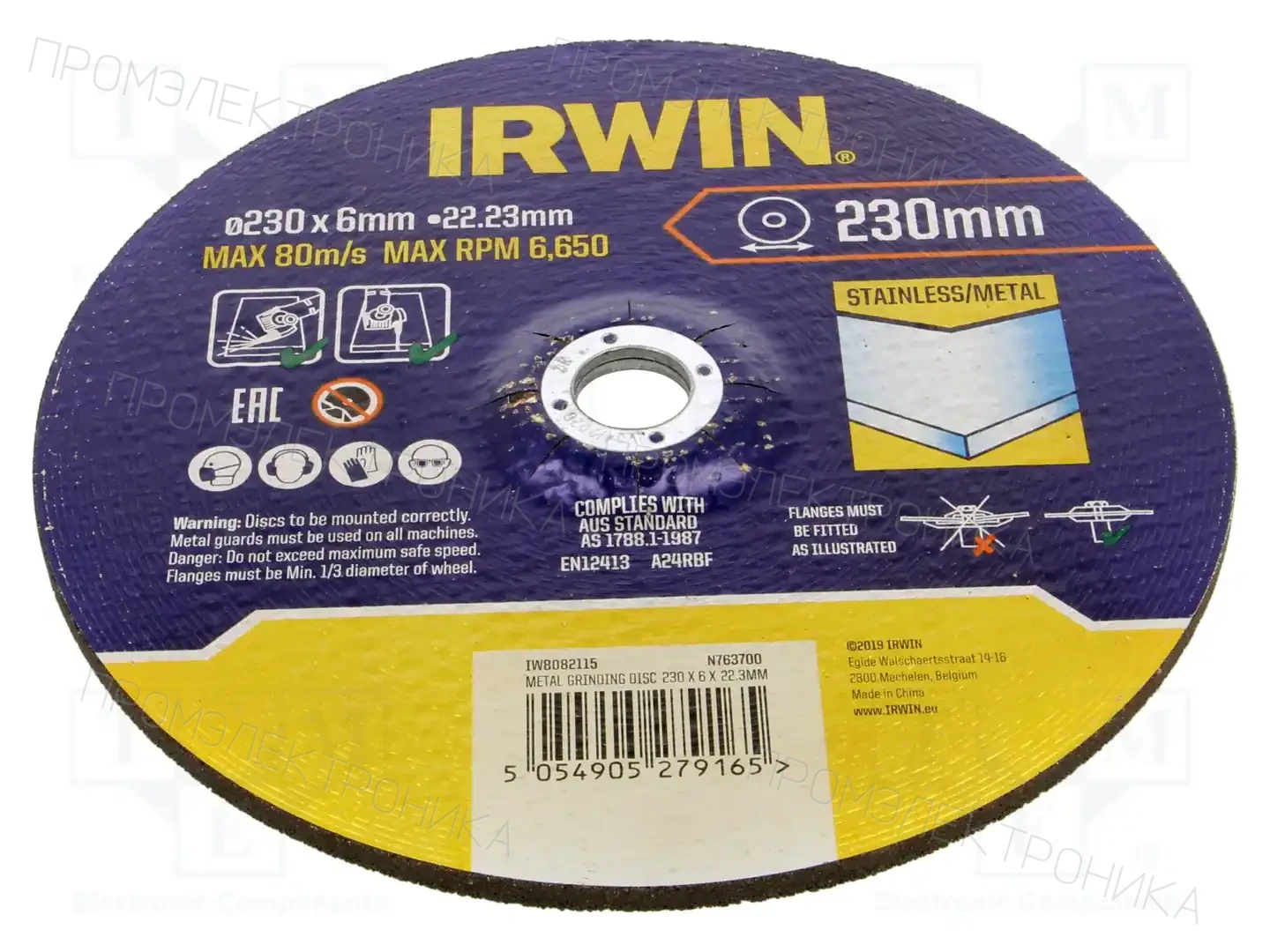IRWIN IW8082115 — Диски для резки и шлифовки