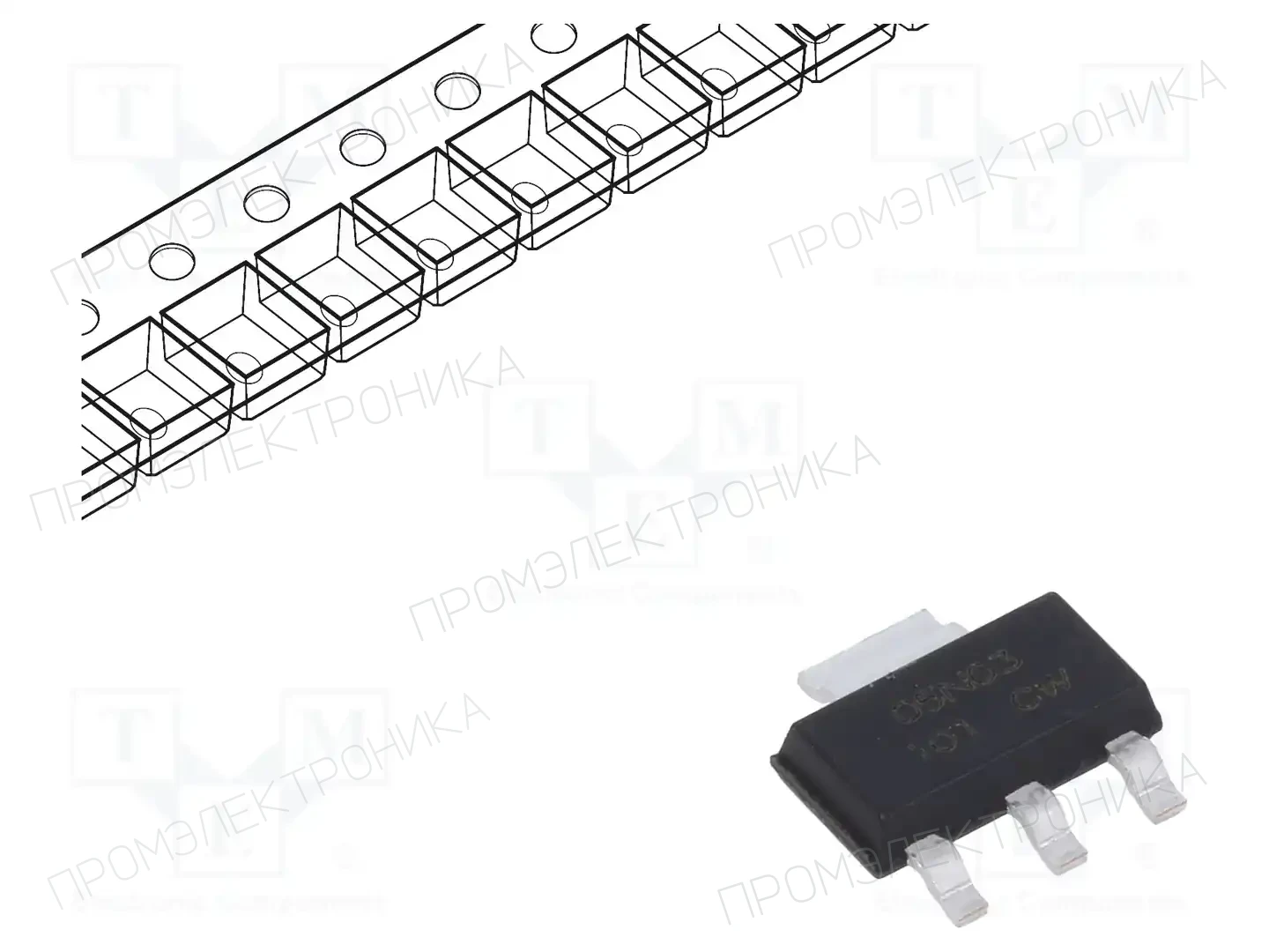 TAIWAN SEMICONDUCTOR TSM05N03CW RPG — Транзисторы с каналом N SMD