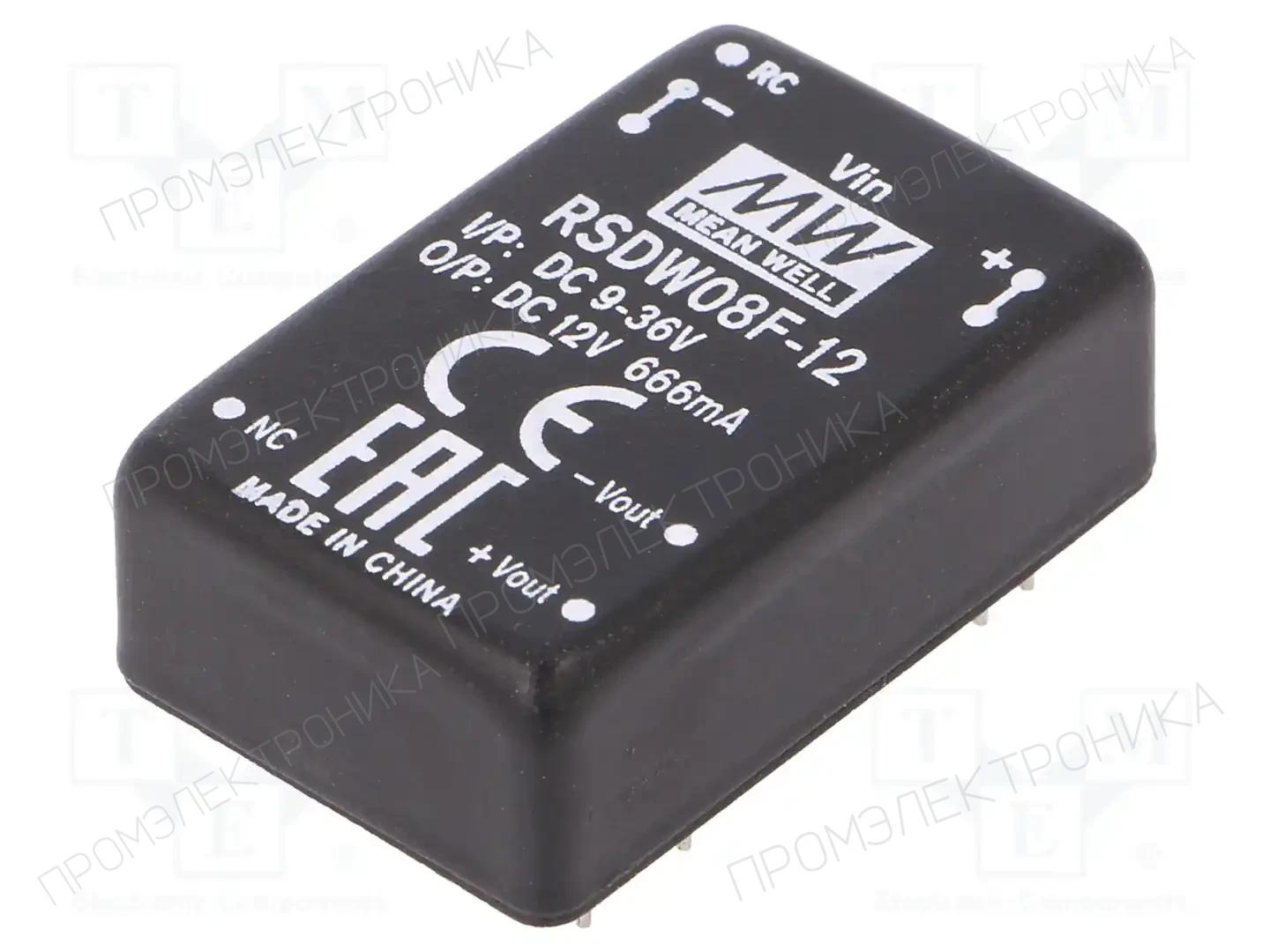 MEAN WELL RSDW08F-12 — Преобразователи DC/DC