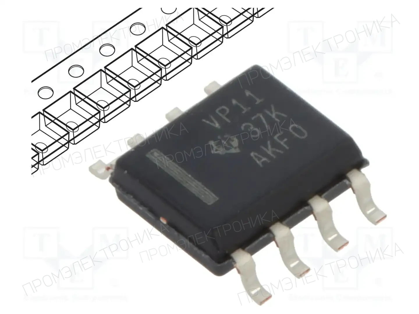 Texas Instruments SN65HVD11DR — Микросхемы - RS232 / RS422 / RS485