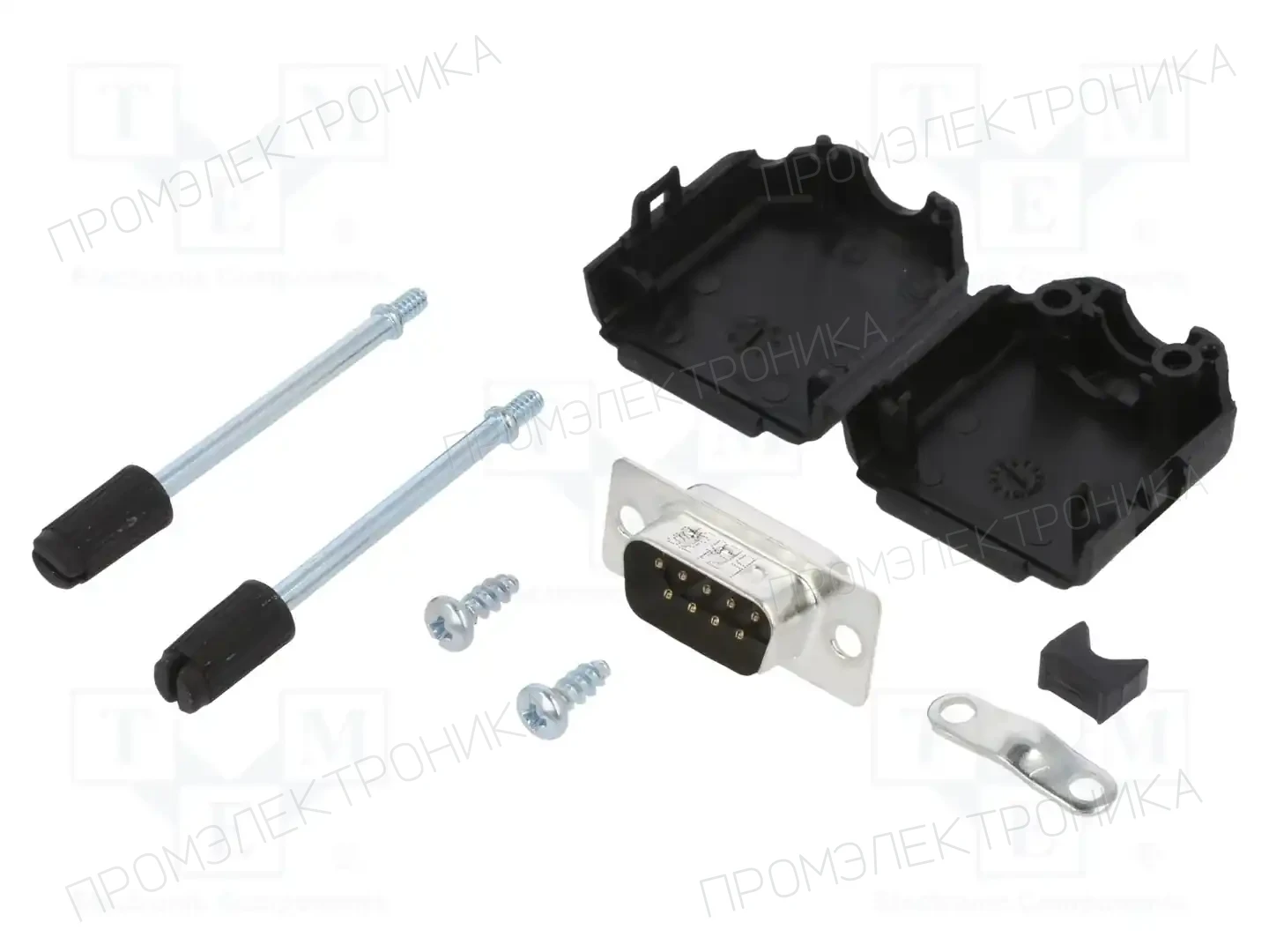 AMPHENOL COMMUNICATIONS SOLUTIONS L17DPPK09-BK+L717SDE09P — Комплектные штекеры D-Sub