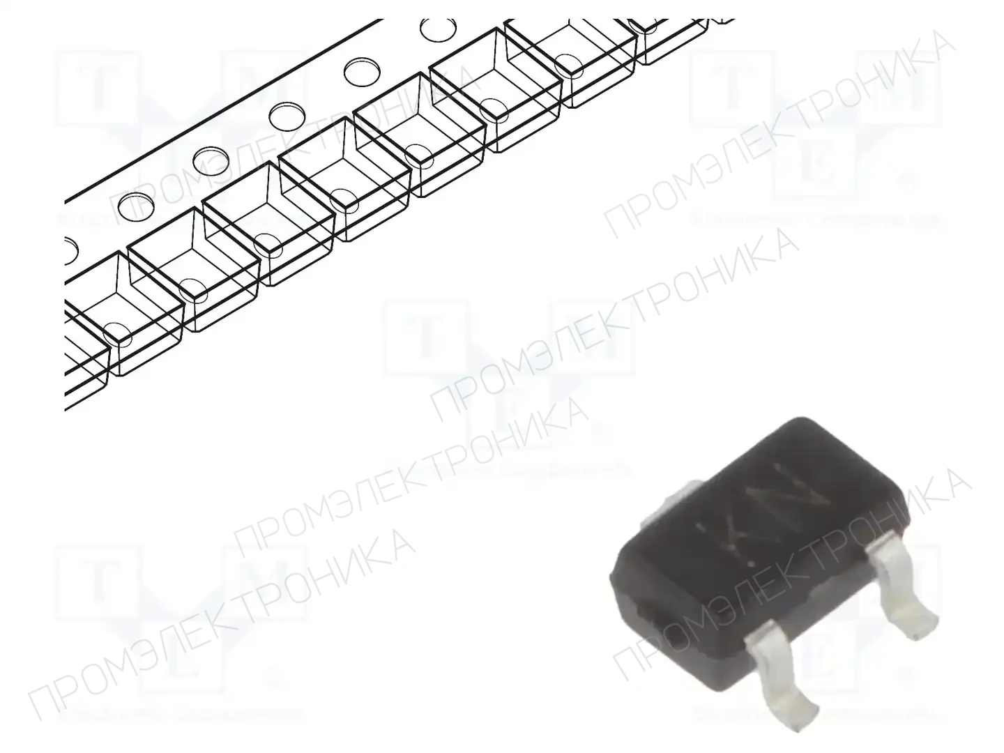 MICRO COMMERCIAL COMPONENTS 2SK3018-TP — Транзисторы с каналом N SMD