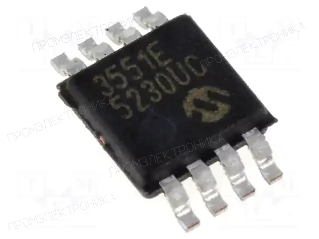 Microchip Technology MCP3551-E/MS — Преобразователи A/D - микросхемы