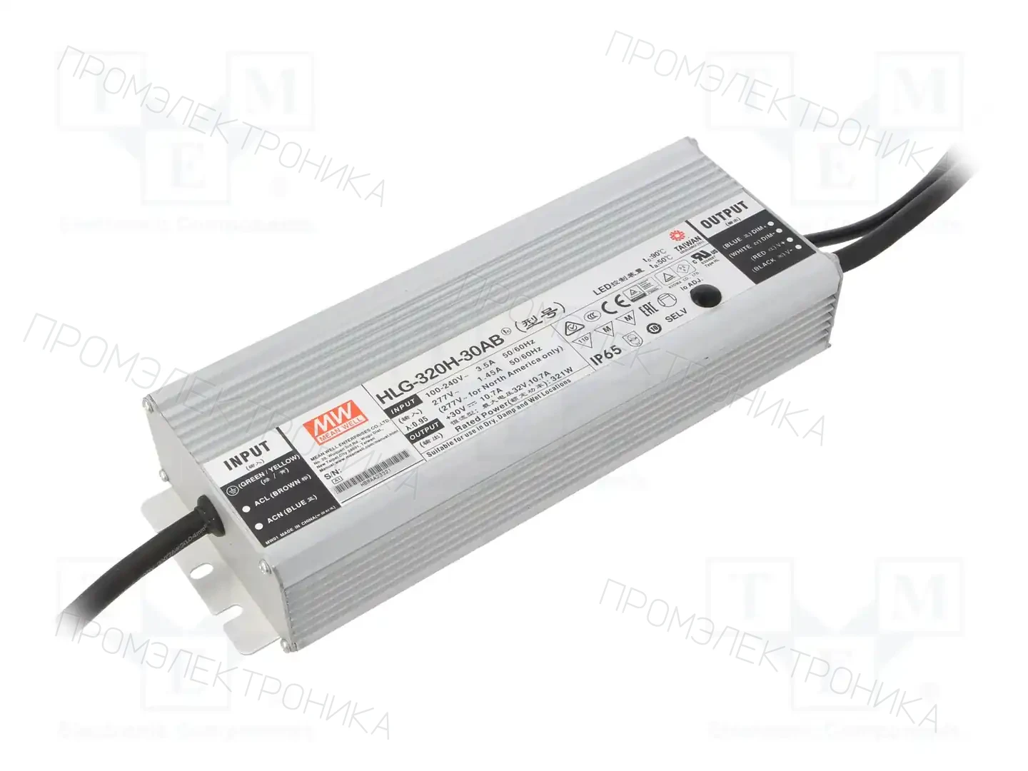MEAN WELL HLG-320H-30AB — Блоки питания для LED