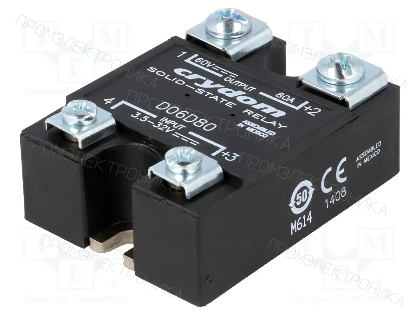 SENSATA / CRYDOM D06D80 — Реле SSR постоянного тока