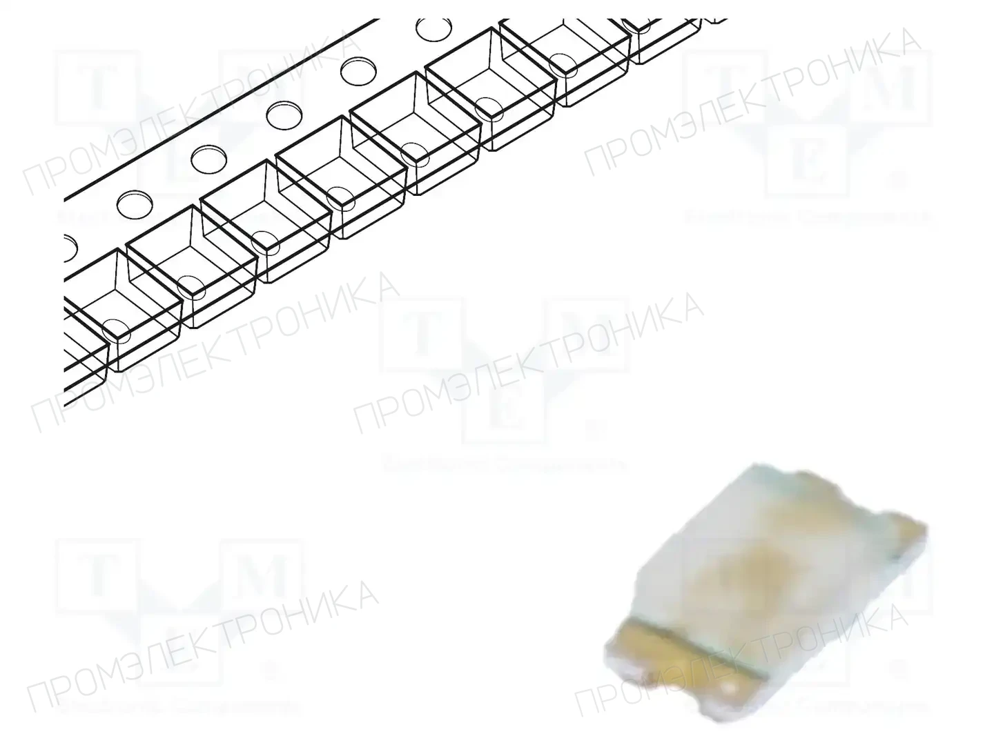 BROADCOM (AVAGO) HSMR-C130 — Светодиоды SMD цветные