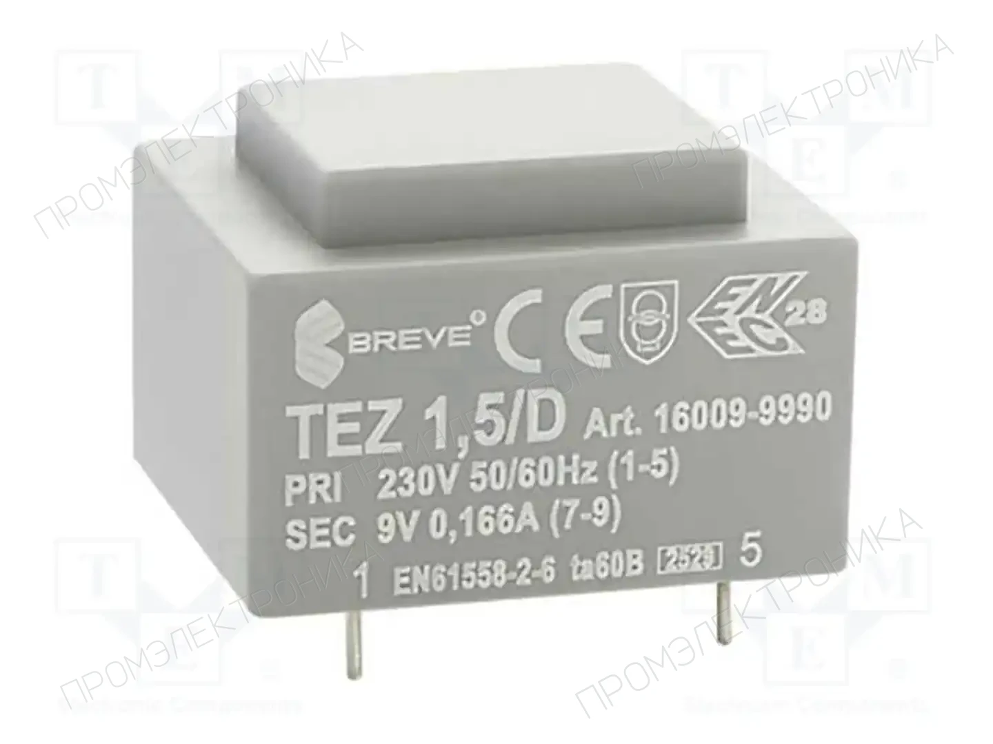 BREVE TUFVASSONS 16009-9990 — Трансформаторы PCB