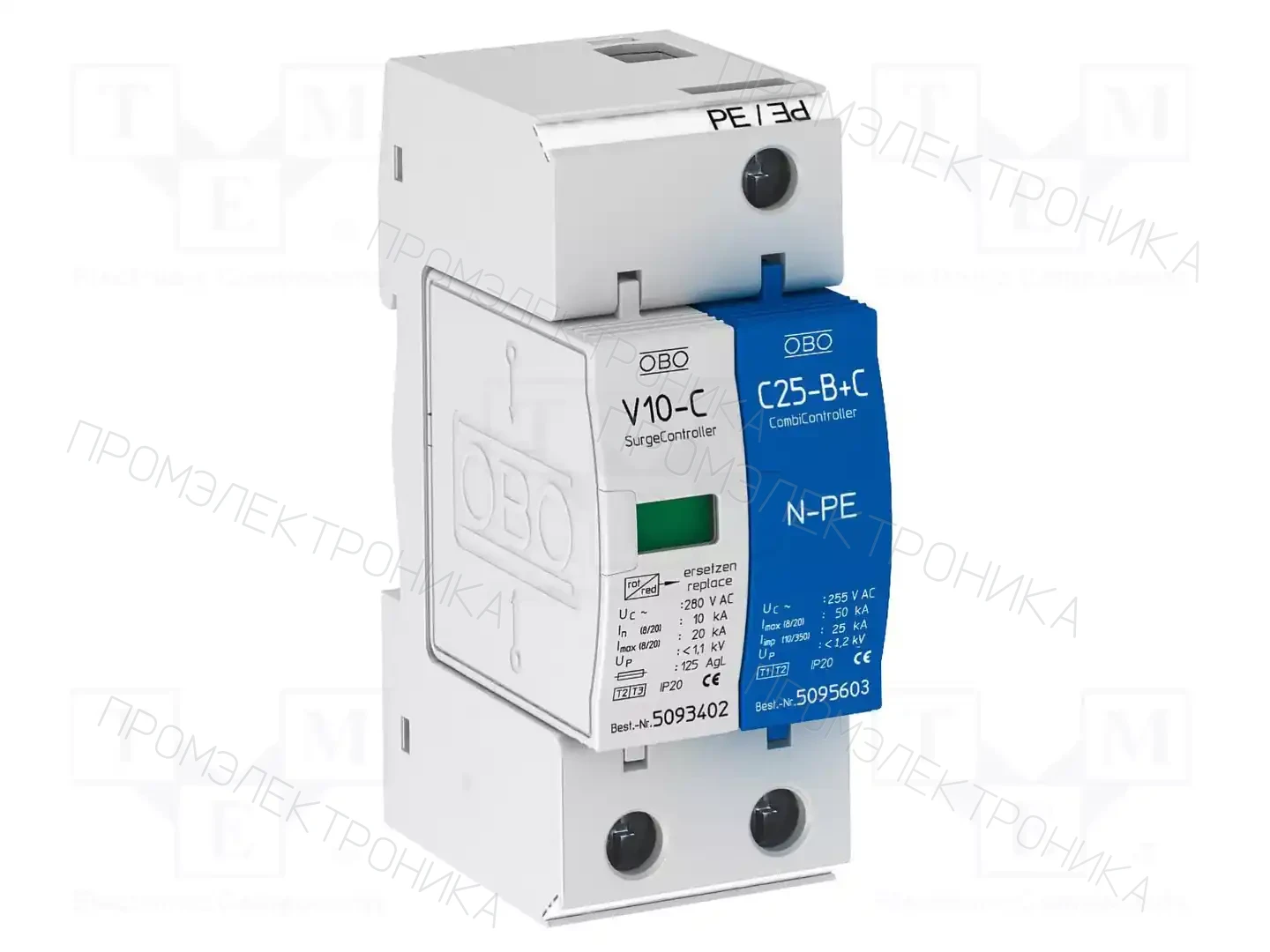 OBO BETTERMANN V10-C 1+NPE-280 — Ограничители перенапряжения