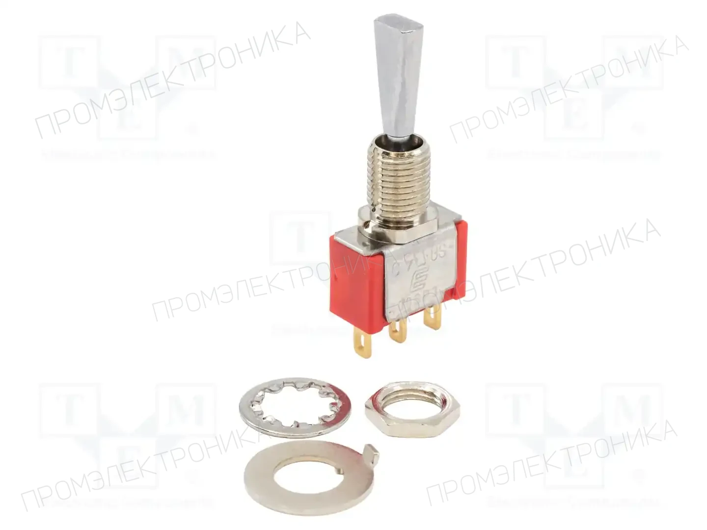 E-SWITCH 100SP3T6B11M1REH — Переключатели рычажные