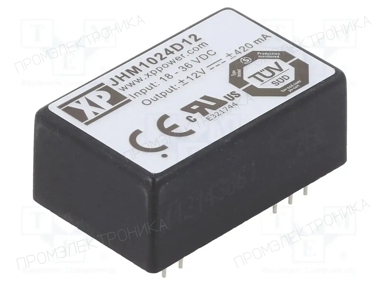 XP POWER JHM1024D12 — Преобразователи DC/DC