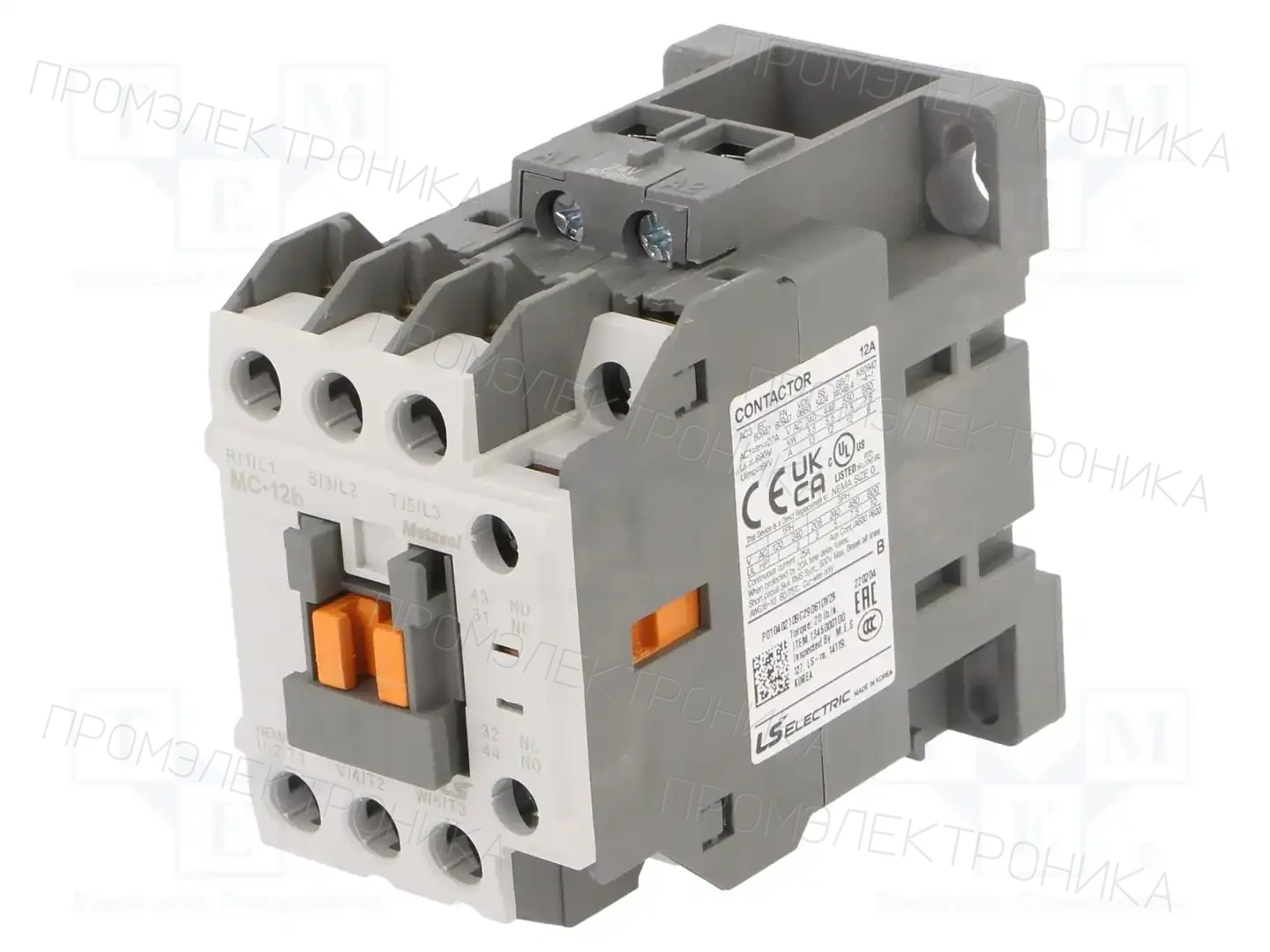 LS ELECTRIC MC-12B 24VAC 1A1B — Контакторы - главные модули