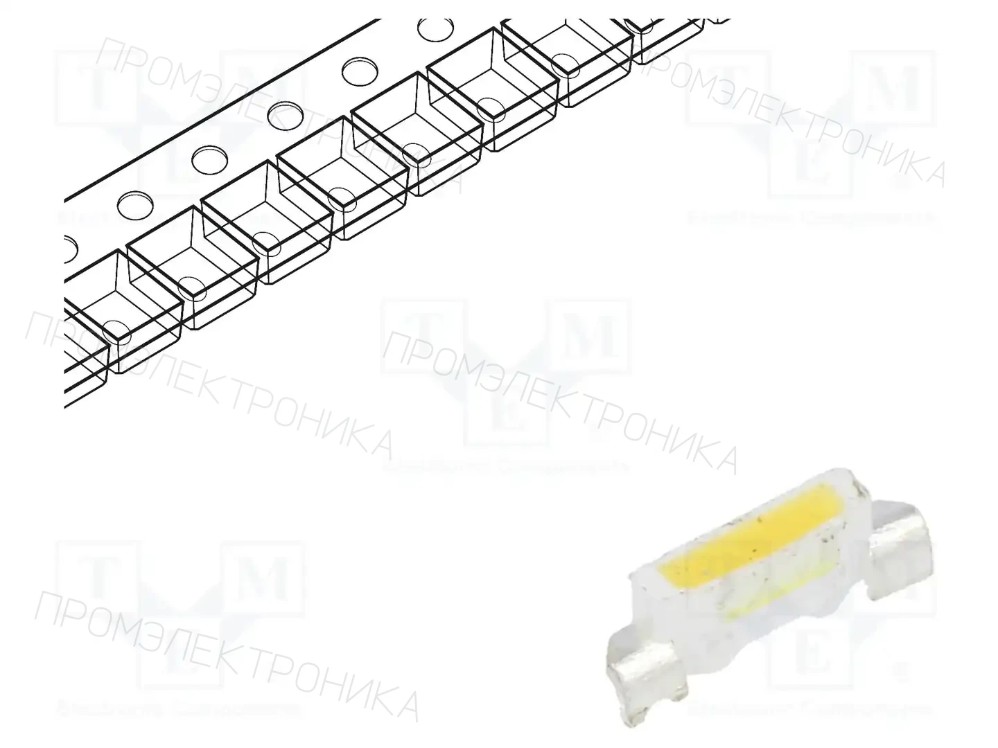 OPTOSUPPLY OSM44008C1F — Светодиоды SMD белые