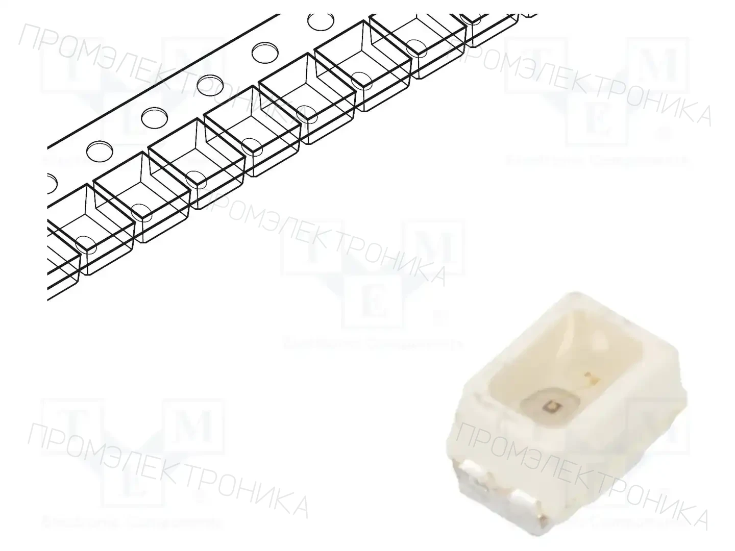 VISHAY VLMS20H2L1-GS08 — Светодиоды SMD цветные