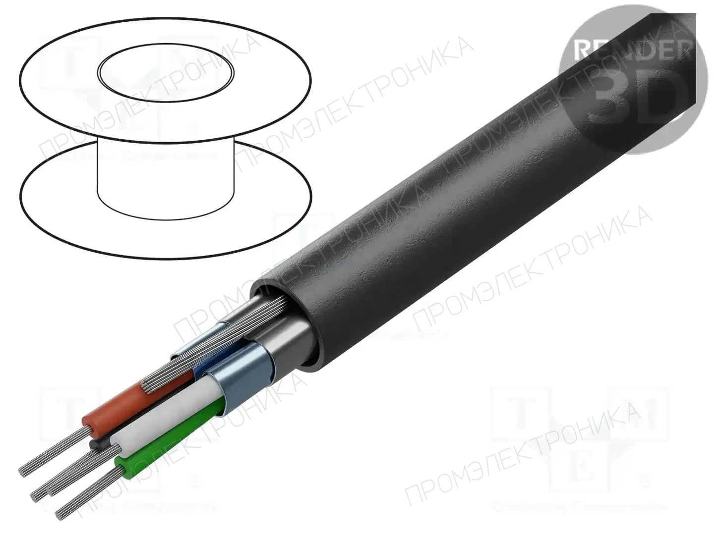 BELDEN 8723SB 0101000 — Провода многожильные экранированные