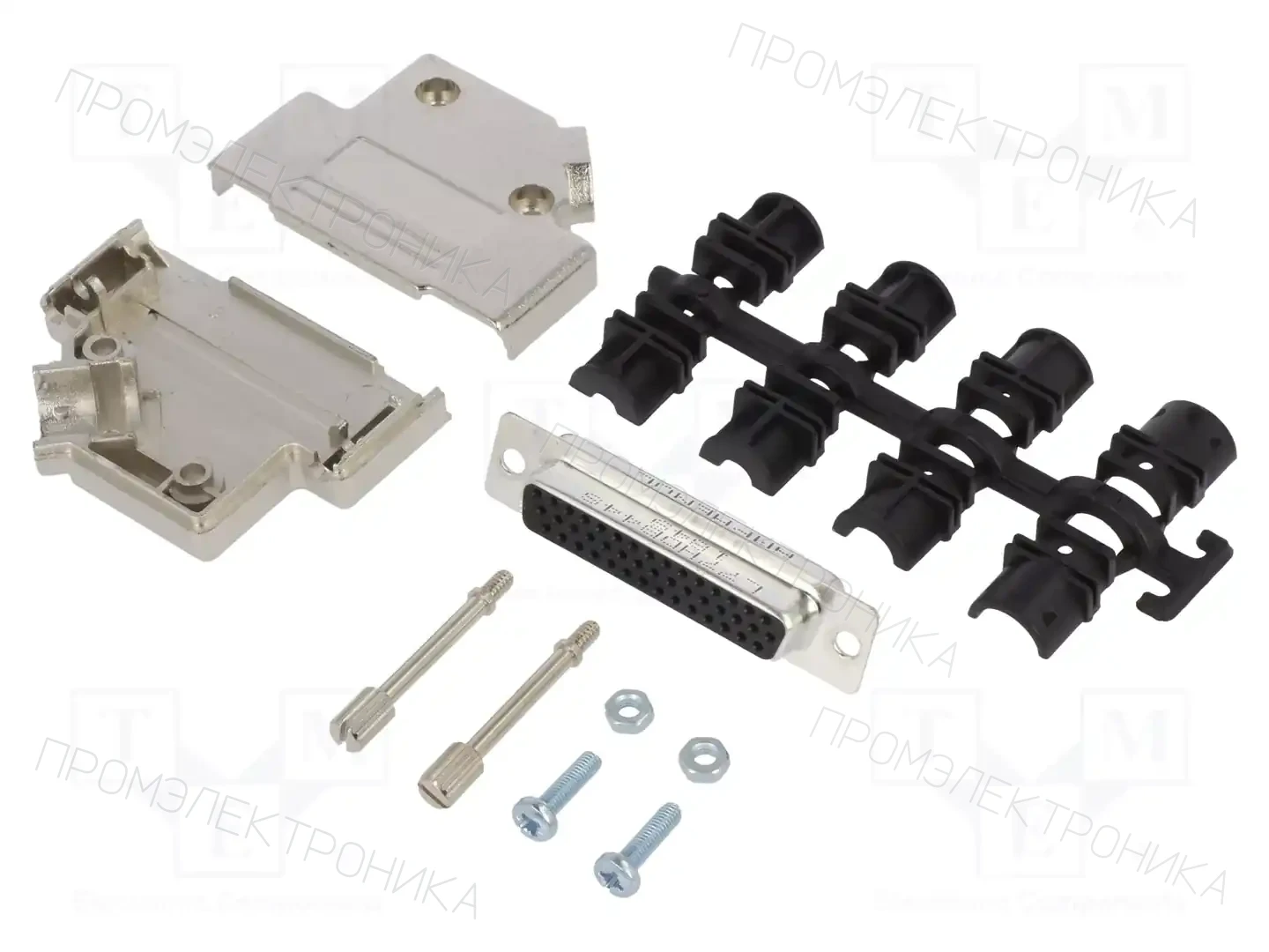 AMPHENOL COMMUNICATIONS SOLUTIONS L17D45PK-M-25+L77HDB44S — Комплектные штекеры D-Sub