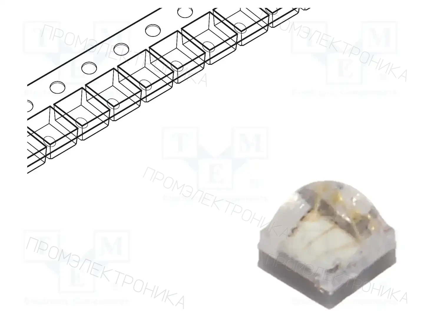 ProLight Opto PQ2N-4LBE-WFC — Светодиоды мощности цветные - Emitter