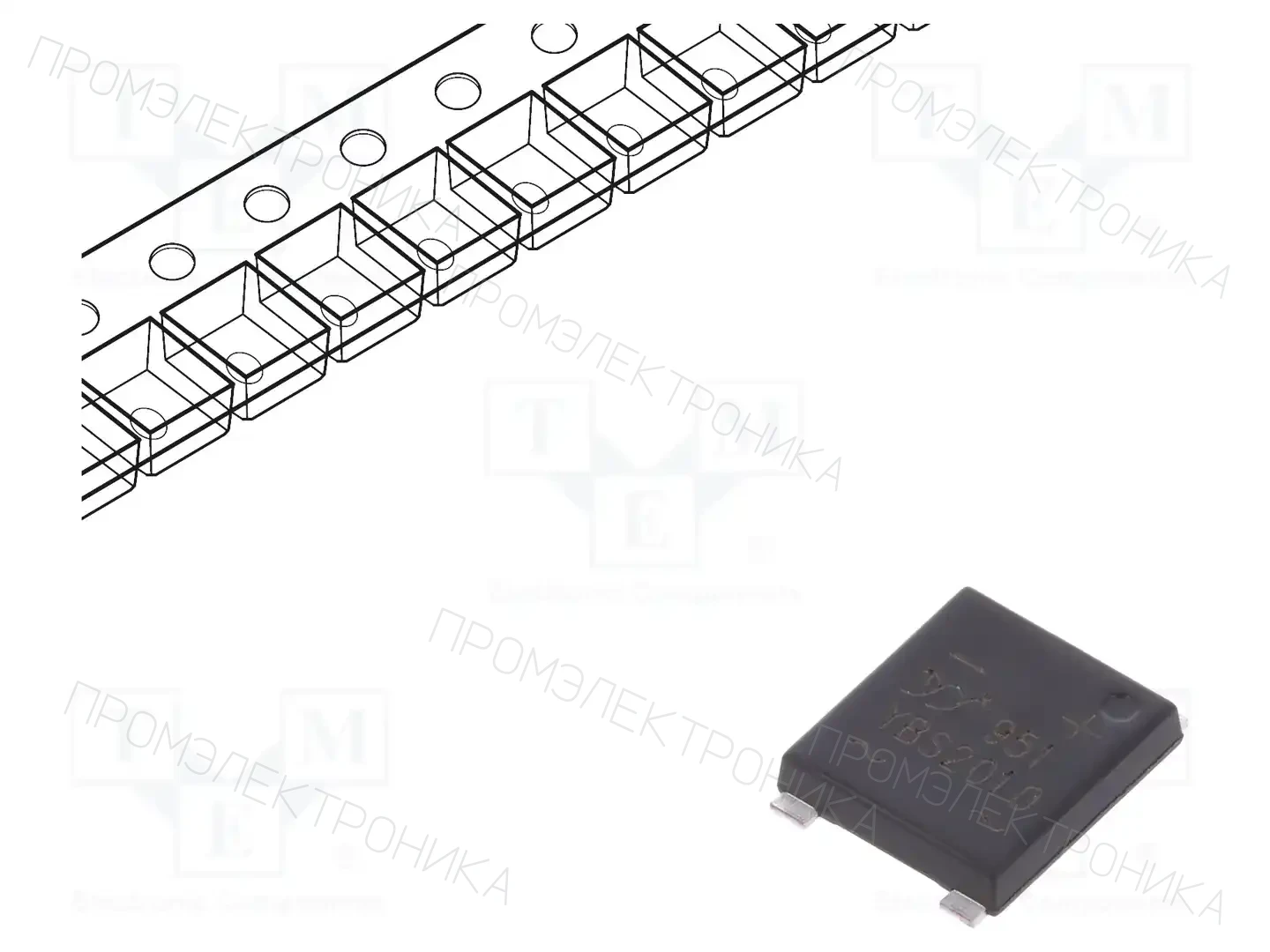YANGJIE TECHNOLOGY YBS2010 — Однофазные мосты диодные SMD/THT