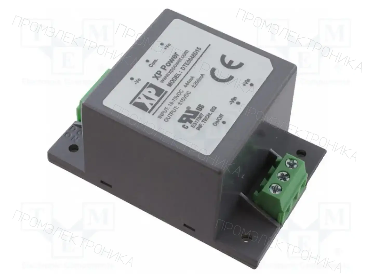XP POWER DTE0648D15 — Преобразователи DC/DC