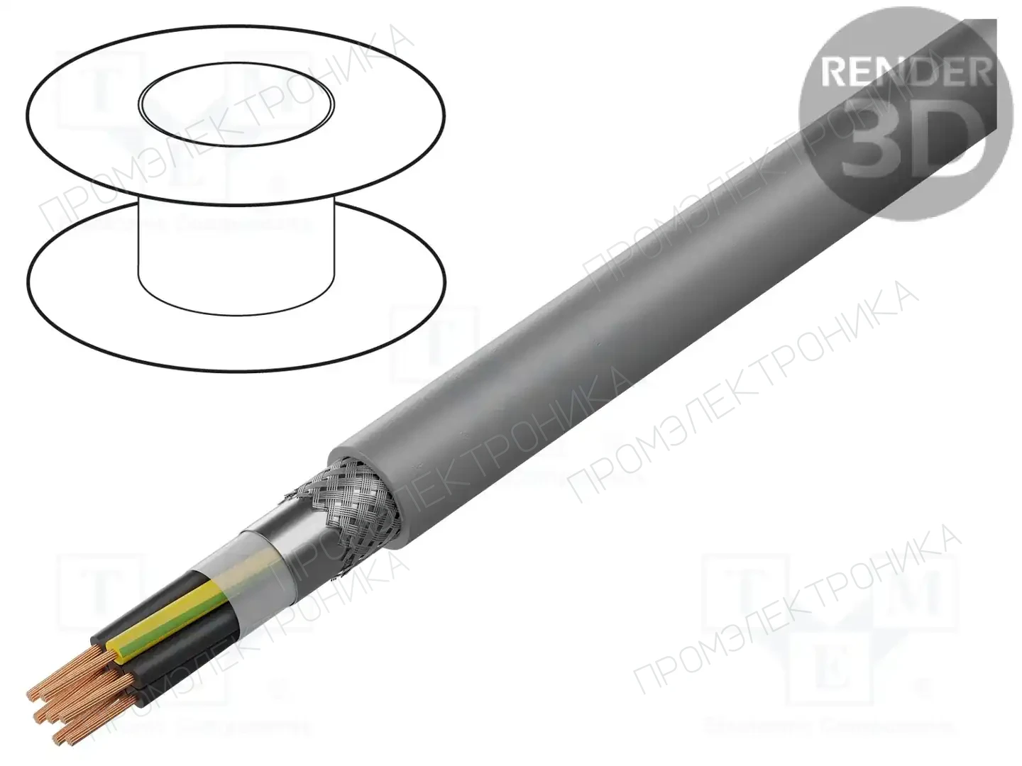 BITNER SB7128 — Провода многожильные экранированные