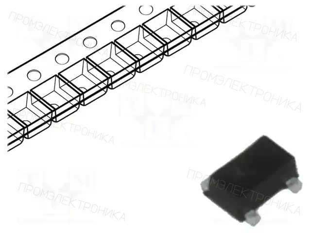 Infineon Technologies BFR193FH6327 — Транзисторы NPN SMD