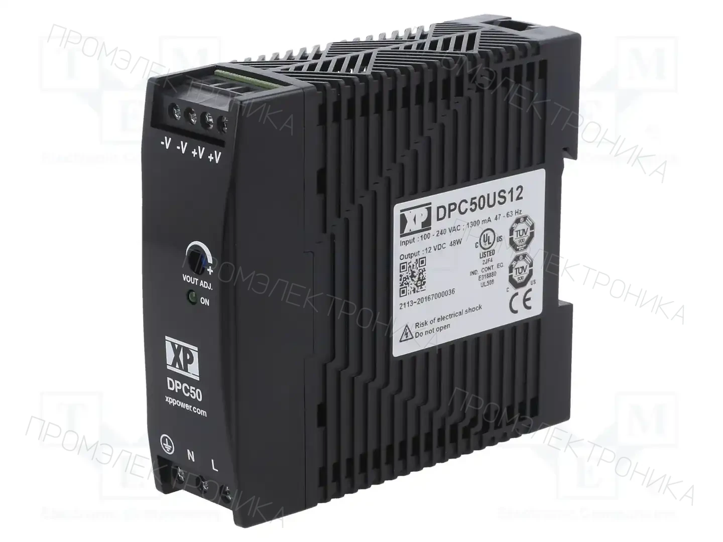 XP POWER DPC50US12 — Блоки питания на DIN-рейку