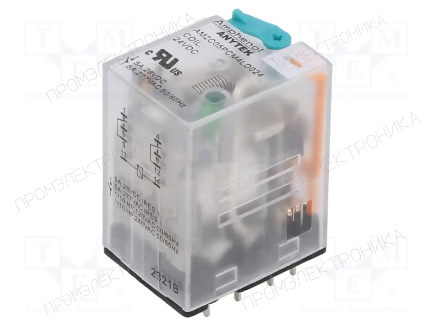 AMPHENOL ANYTEK AM2C05PCM4LD02400G — Реле электромагн. промышленные