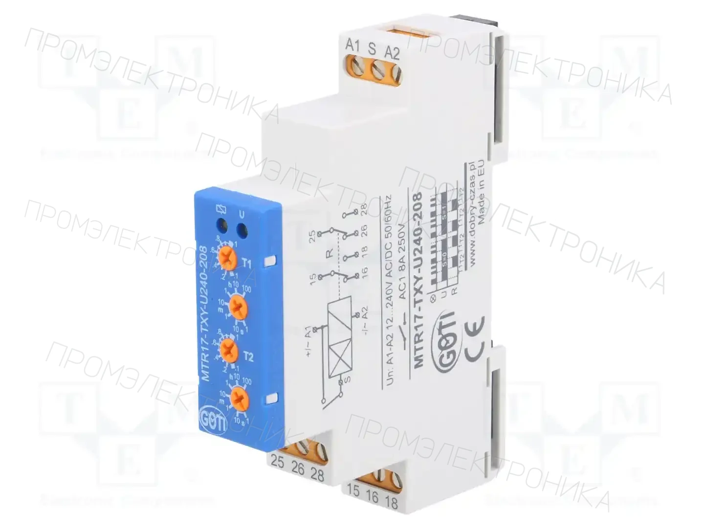DOBRY CZAS MTR17-TXY-U240-208 — Временные аналоговые реле