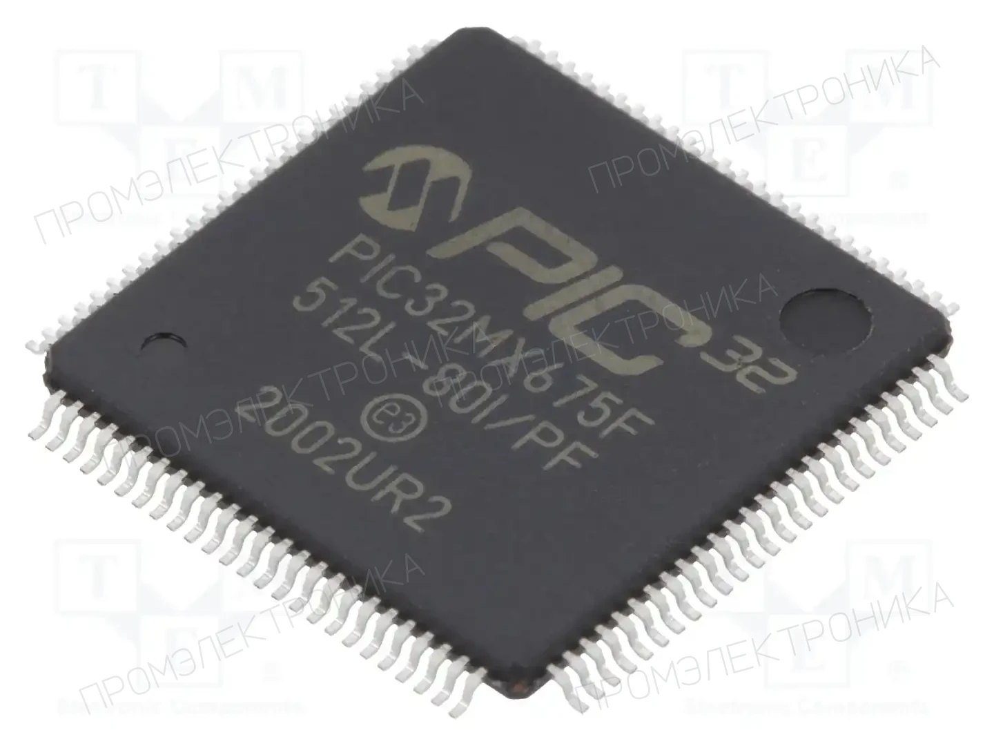 Microchip Technology PIC32MX675F512L-80I/PF — Линейка PIC32 32-bit