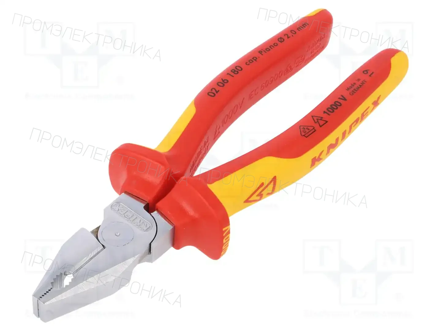 KNIPEX 02 06 180 — Изолированные клещи-кусачки