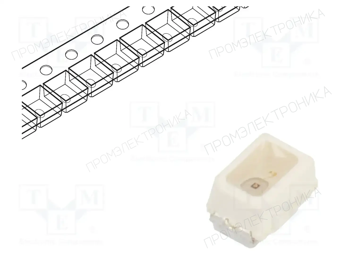 VISHAY VLMK23R1S1-GS08 — Светодиоды SMD цветные