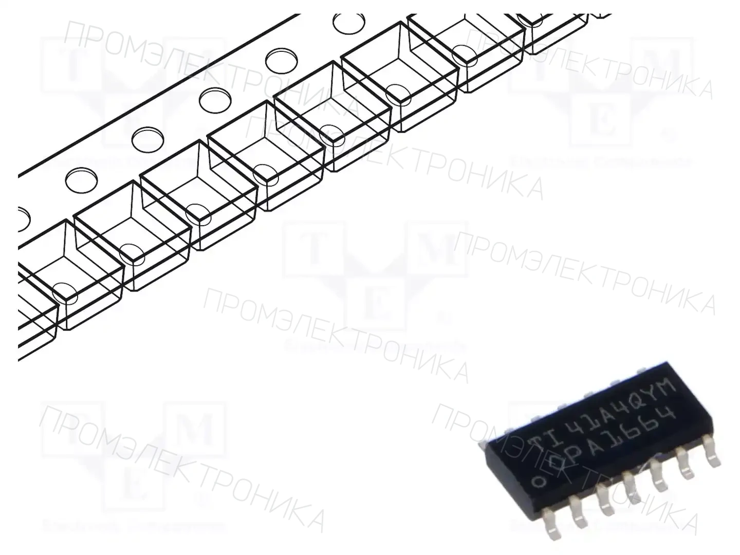 Texas Instruments OPA1664AIDR — Микросхемы RTV - аудио