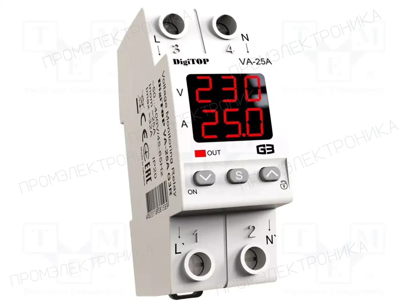 DIGITOP ELECTRIC VA-25A G3R — Контрольные реле