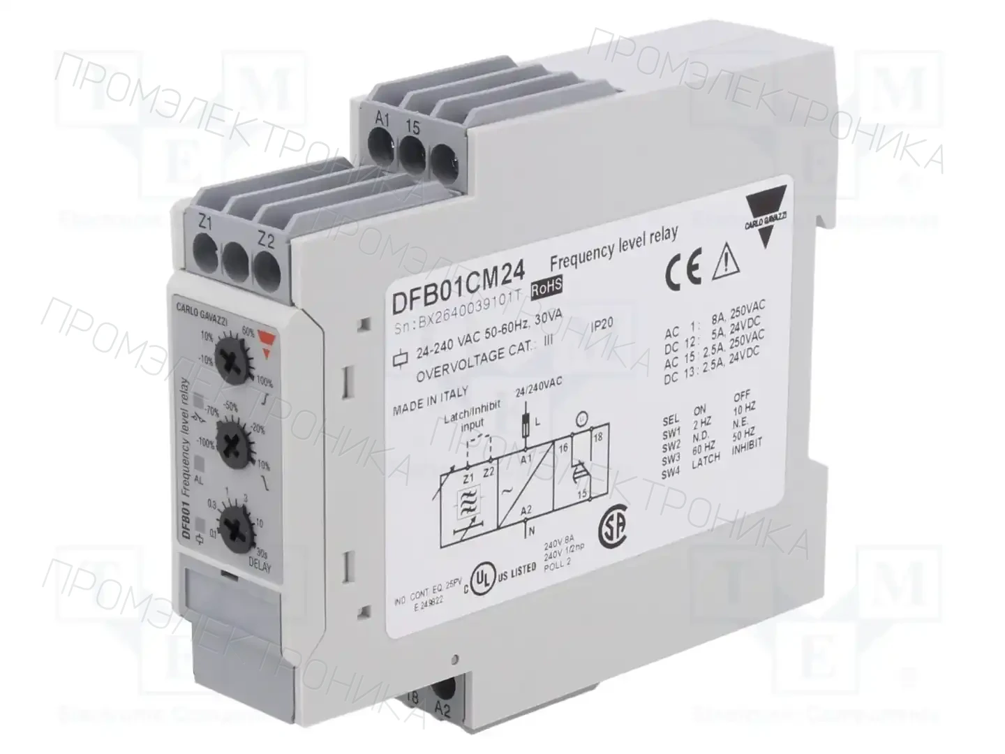 CARLO GAVAZZI DFB01CM24 — Контрольные реле