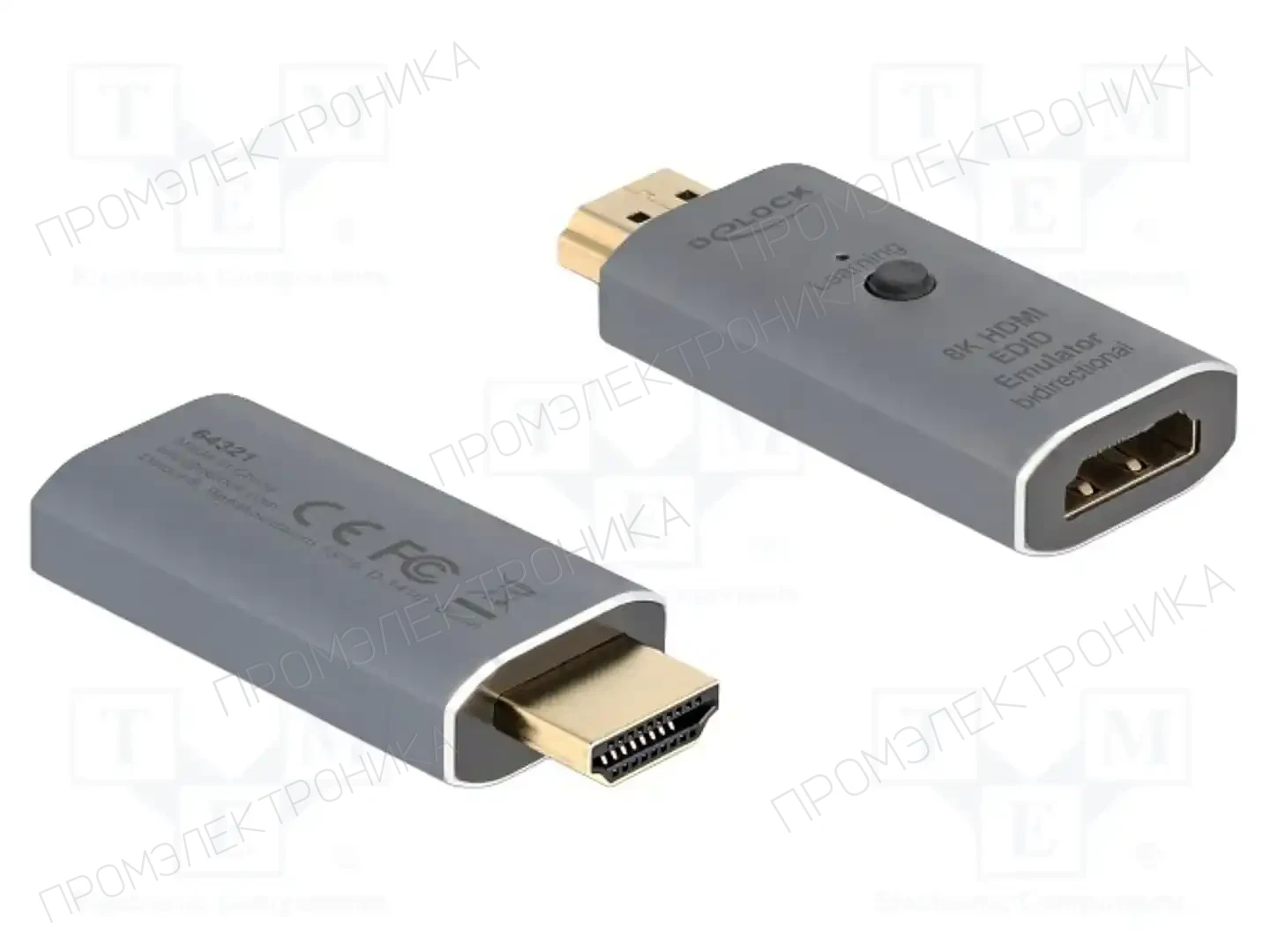 DELOCK 64321 — Кабели и адаптеры HDMI, DVI, DisplayPort