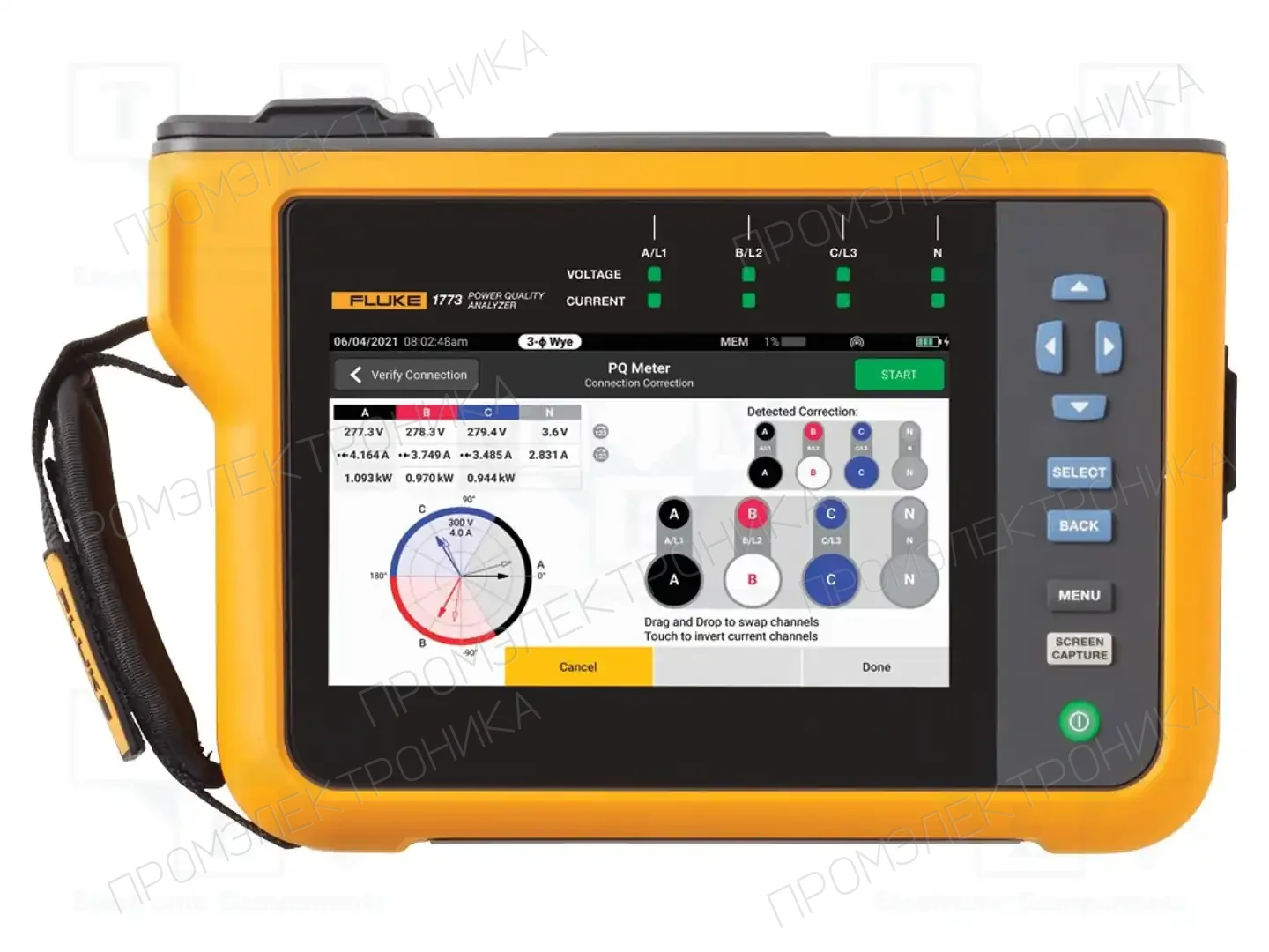 FLUKE FLUKE-1777/BASIC — Анализаторы качества электроэнергии -1777/BASIC