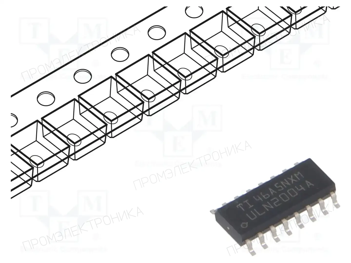 Texas Instruments ULN2004ADR — Драйверы - микросхемы