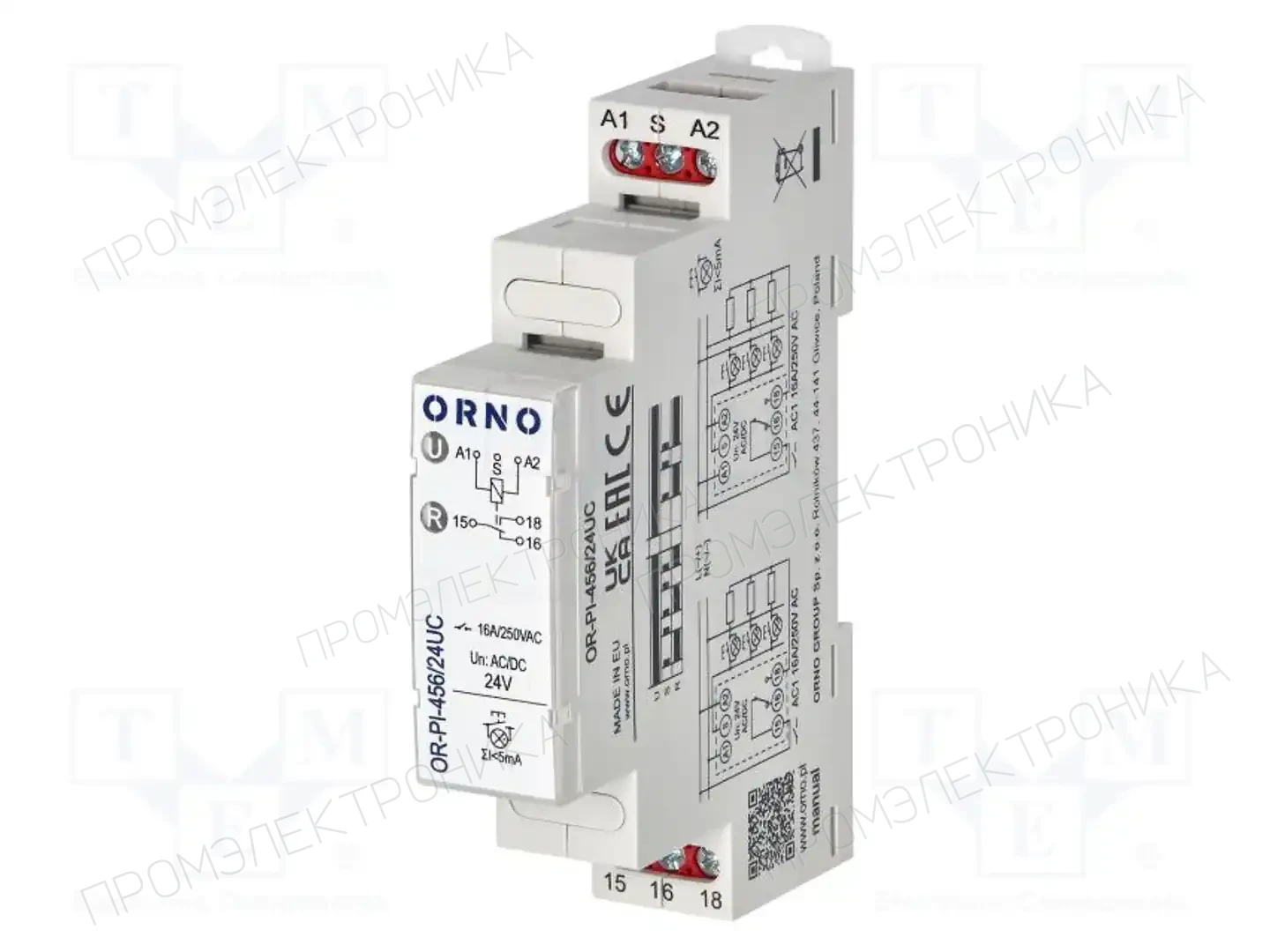 ORNO OR-PI-456/24UC — Монтажные реле