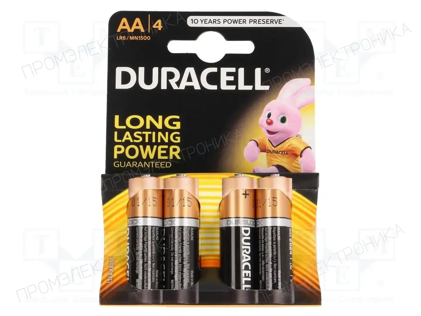 DURACELL LR6/AA/MN1500(K4) C&B — Батареи