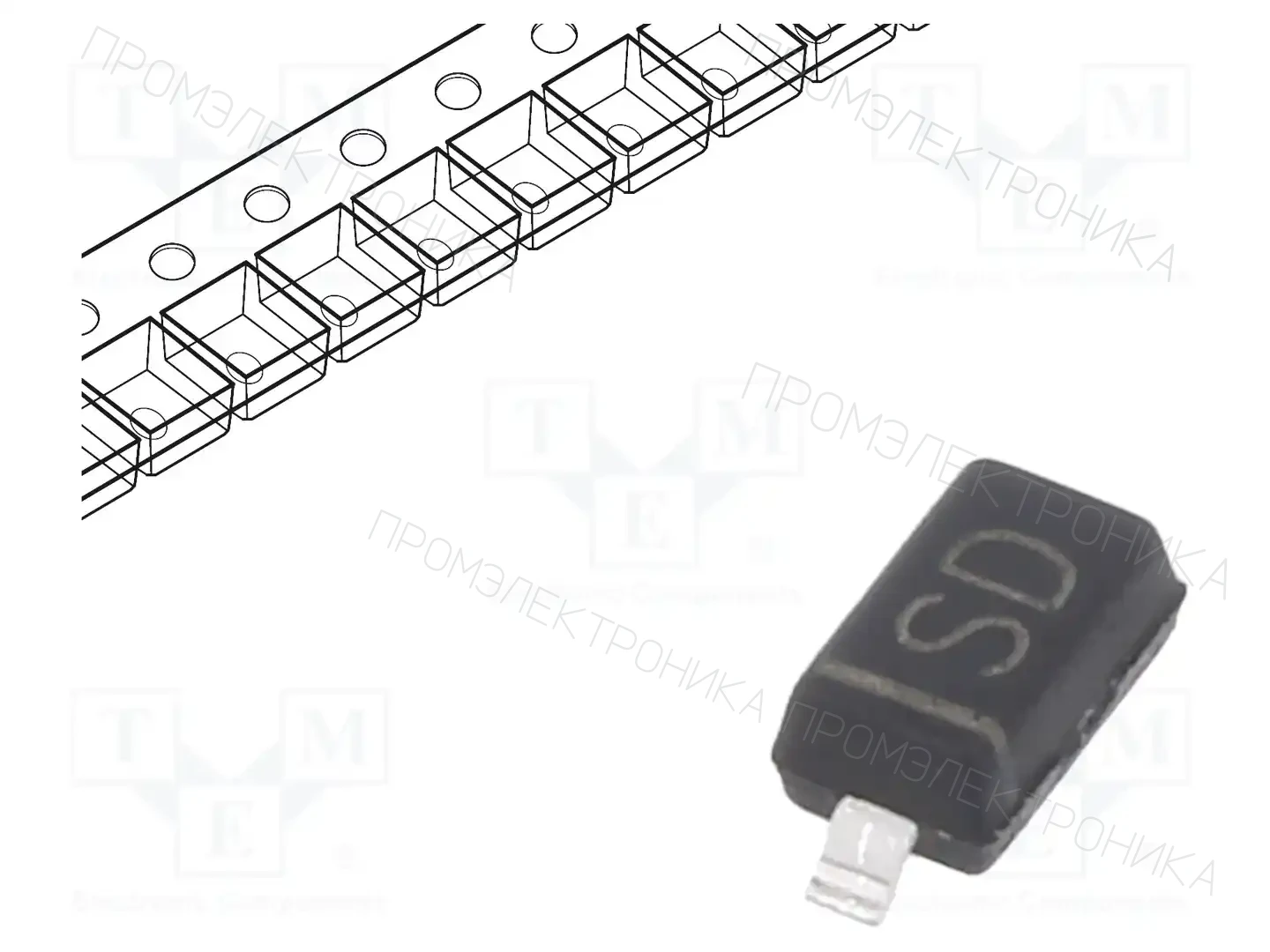 TAIWAN SEMICONDUCTOR B0520LW RHG — Диоды Шотки SMD