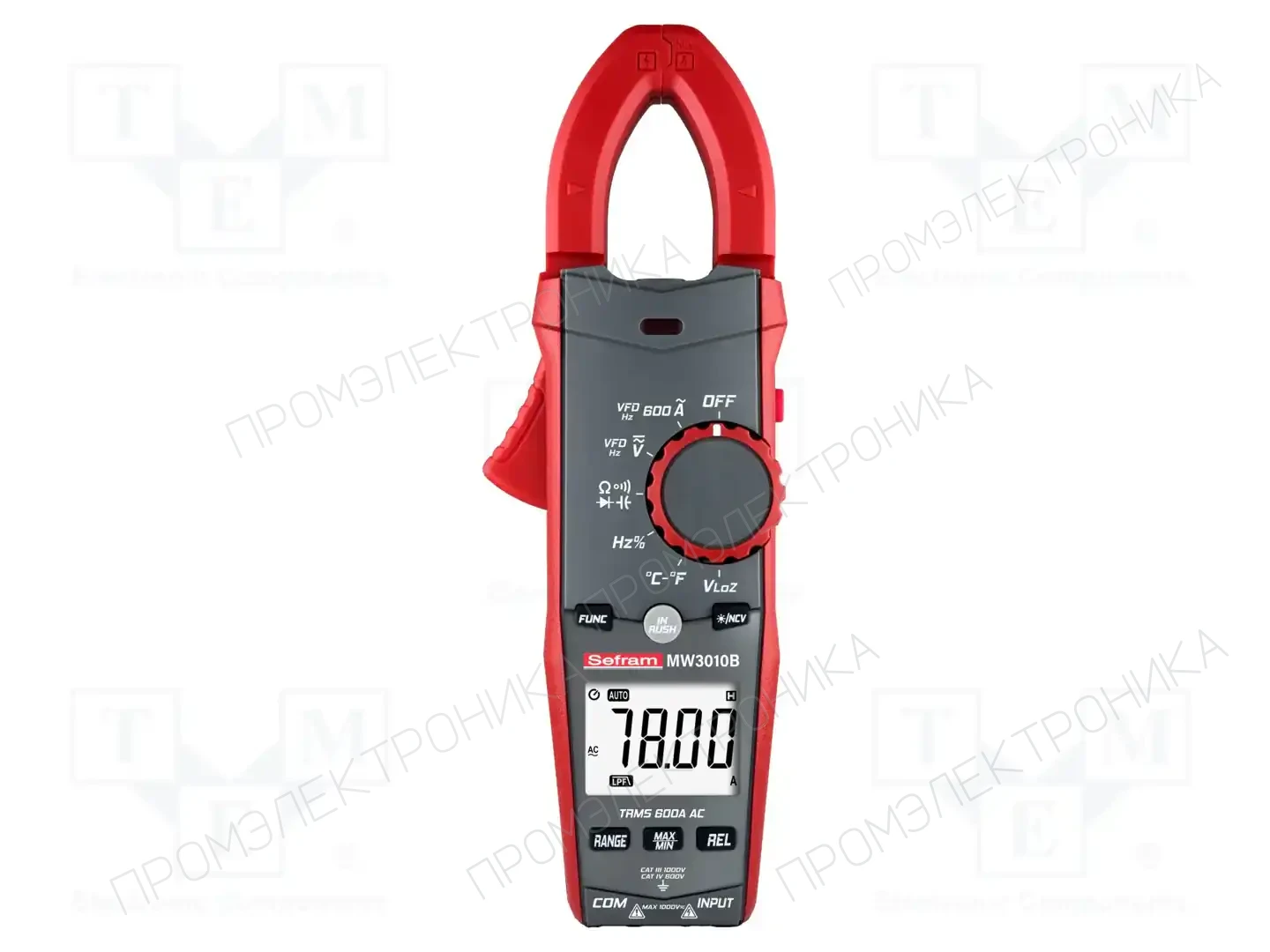 SEFRAM MW3010B — Измерители клещевые насадки AC