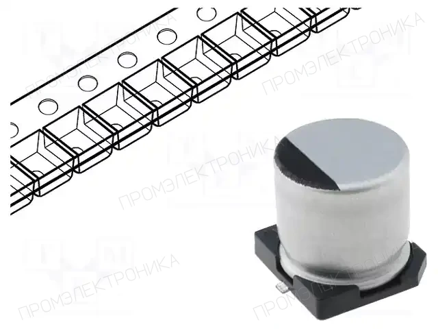 SAMWHA CA1C476M6L006VR — Конденсаторы электролитические SMD